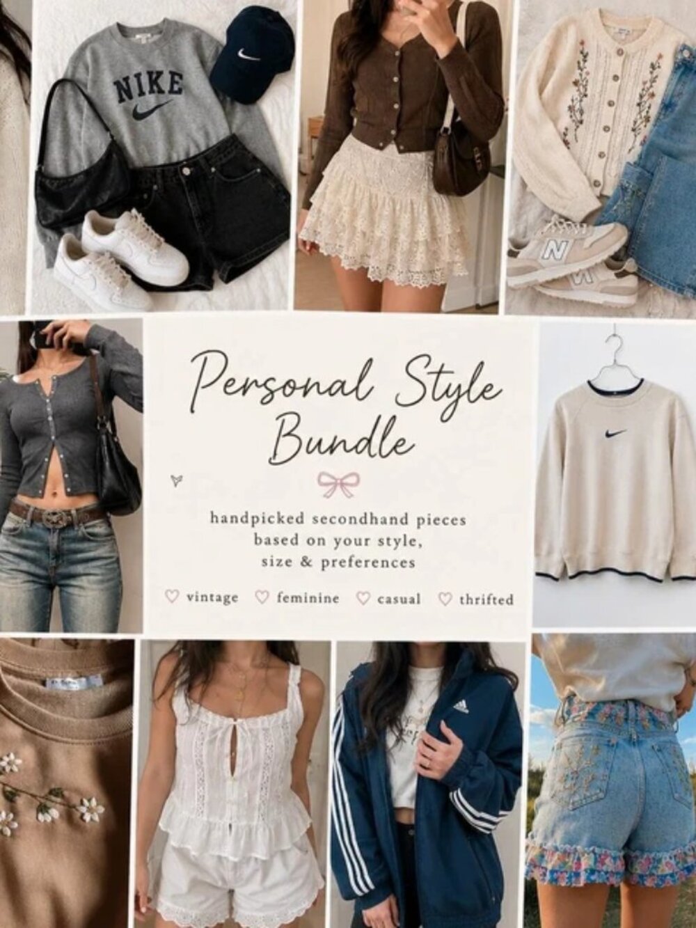 Pinterest-Inspired Thrifted Outfit Bundle – 2 Pieces